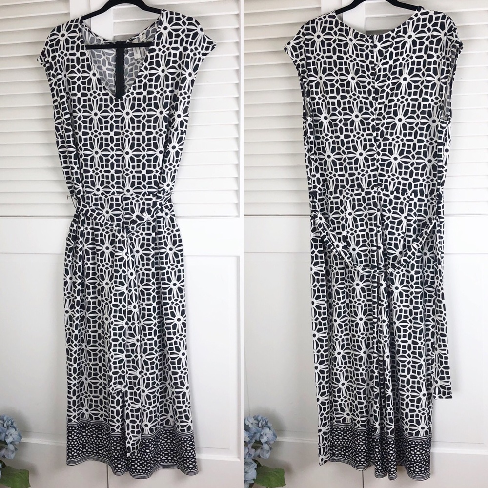 Tacera Jumpsuit Cap Sleeve Tie Belt Size Large